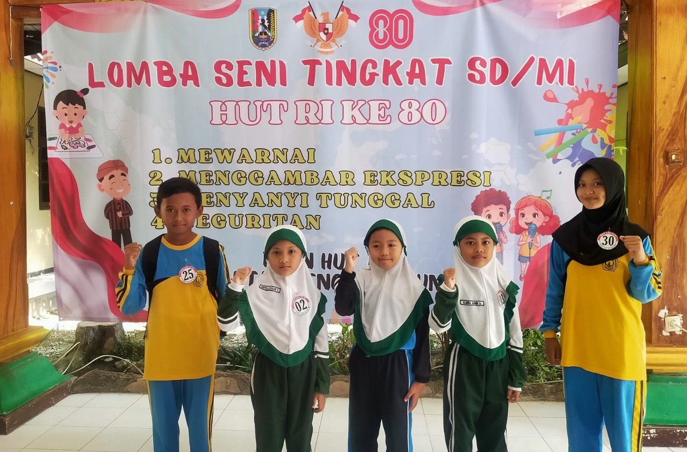 MIN 2 Tuban Raih Prestasi di Ajang Lomba HUT ke-80 RI Tingkat Kecamatan Rengel
