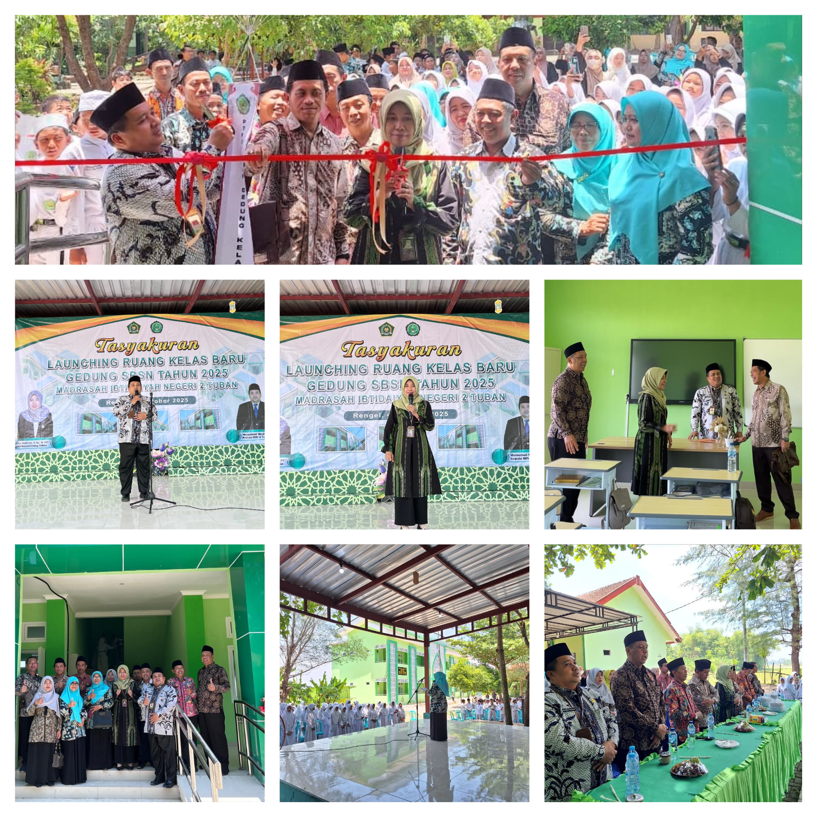Peresmian Gedung SBSN MIN 2 Tuban, Kakankemenag Turut Hadir