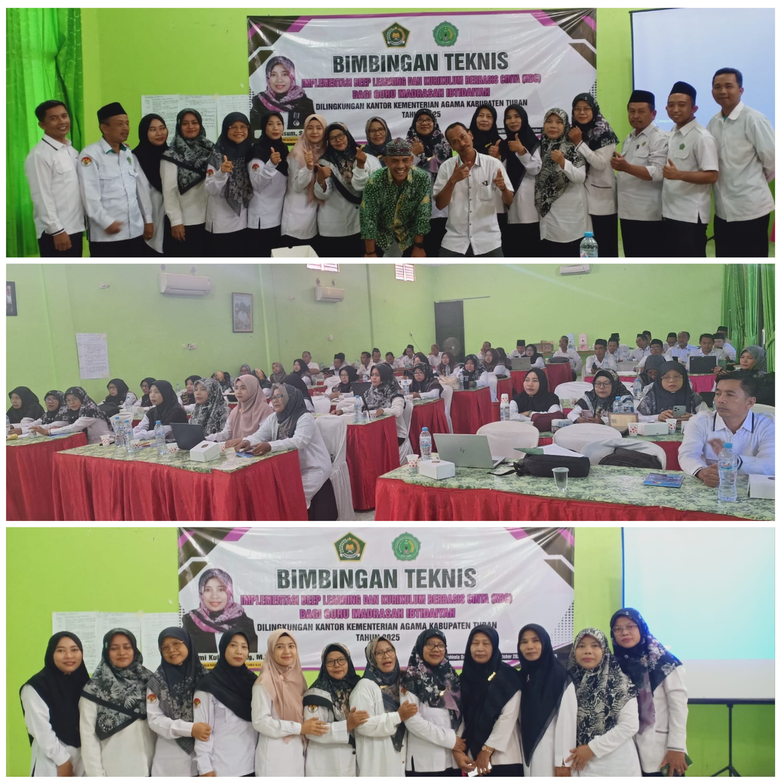 Tingkatkan Kompetensi, Guru MIN 2 Tuban Ikuti Bimtek KBC dan Deep Learning