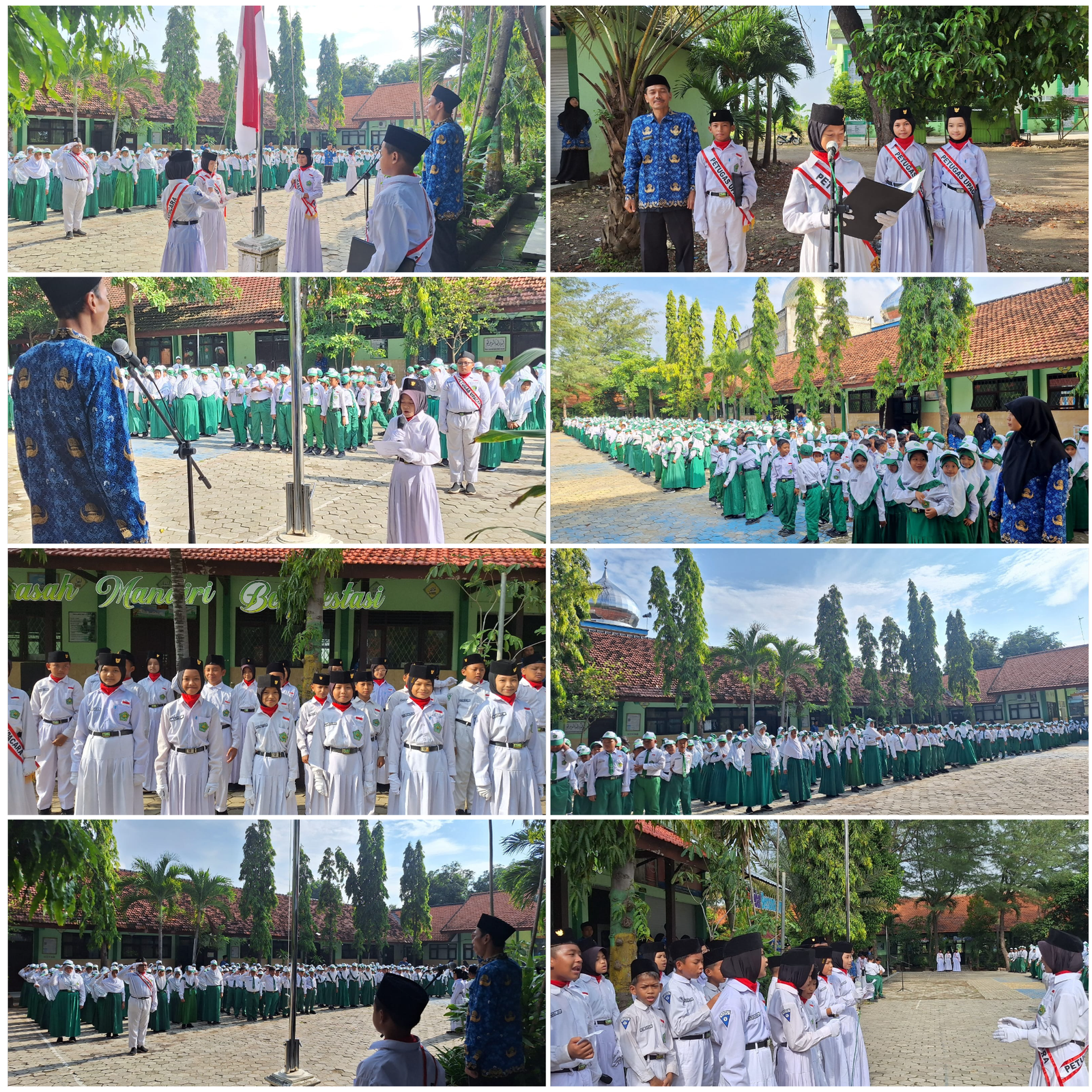 Semangat Nasionalisme Menggelora dalam Upacara Hari Sumpah Pemuda di MIN 2 Tuban