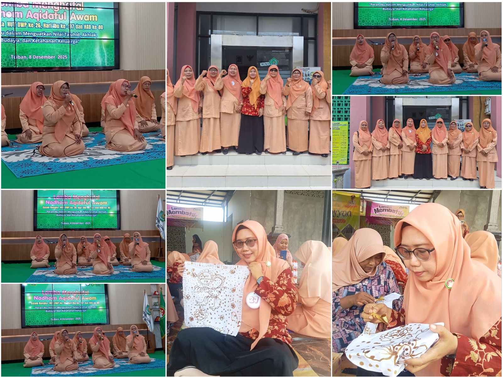 DWP MIN 2 Tuban Berpartisipasi dalam Lomba Nadhom & Membatik